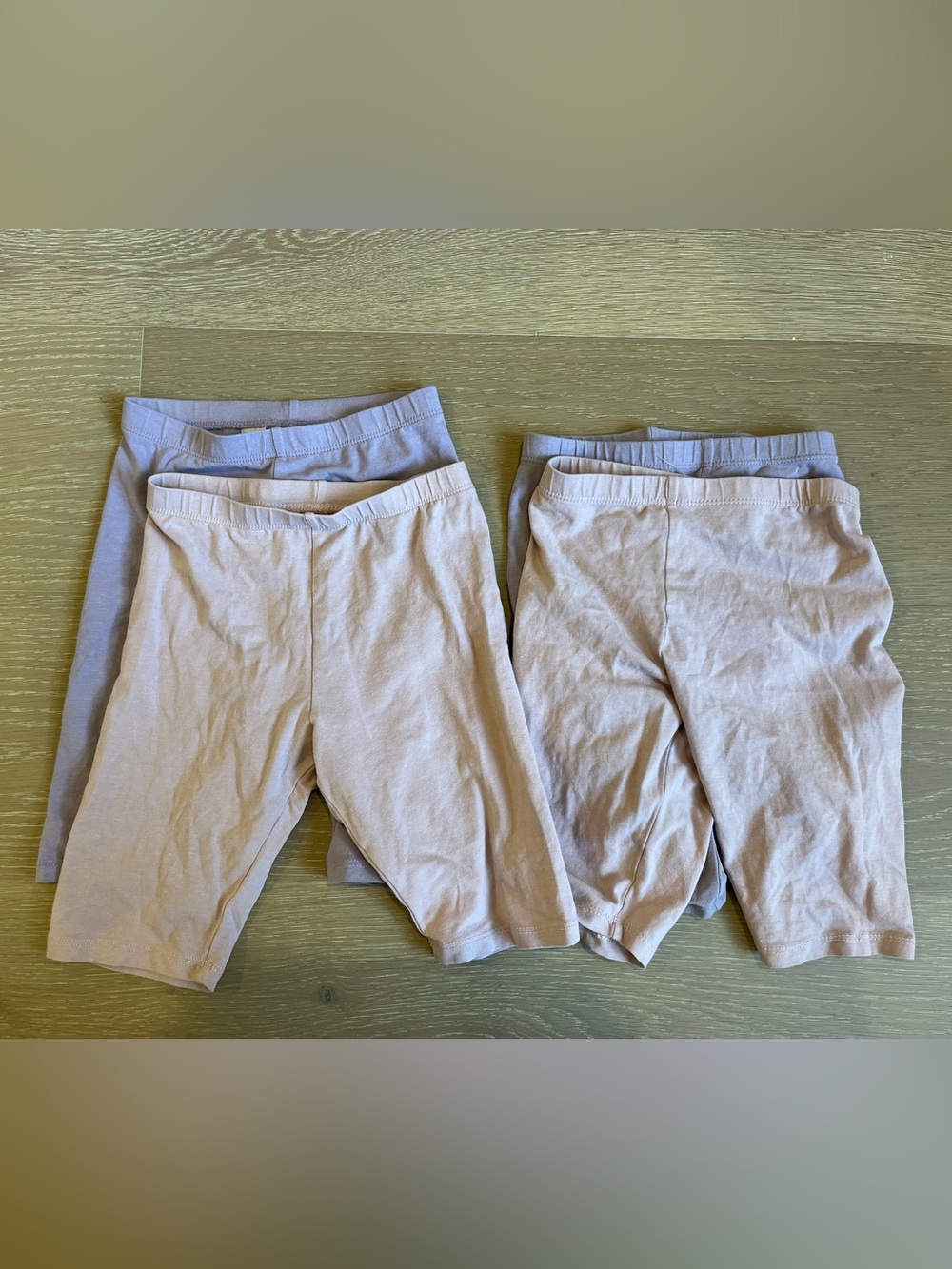 H&M Pink and Lilac Kids Bike Shorts x 4